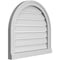 Ekena Millwork Round Top Surface Mount PVC Gable Vent: Functional, w/ 2"W x 2"P Brickmould Sill Frame, 24"W x 22"H GVPRT24X2203SF - alternate 5